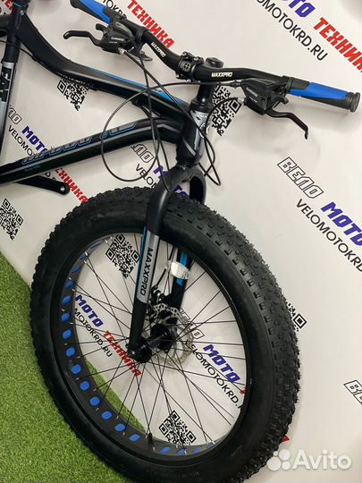 Велосипед Fat Bike жесткая вилка maxxpro FAT X26