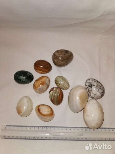 Яйца пасхальные оникс, роспись по дереву, стекло