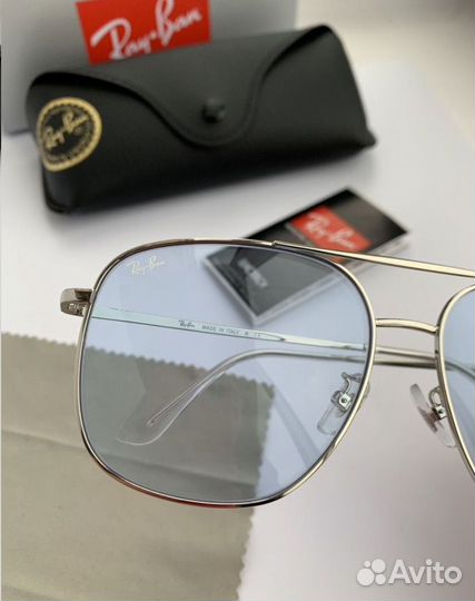 Очки ray ban aviator авиаторы прозрачные
