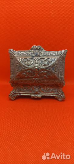 Старинный бронзовый ларец,шкатулка,Россия 19век