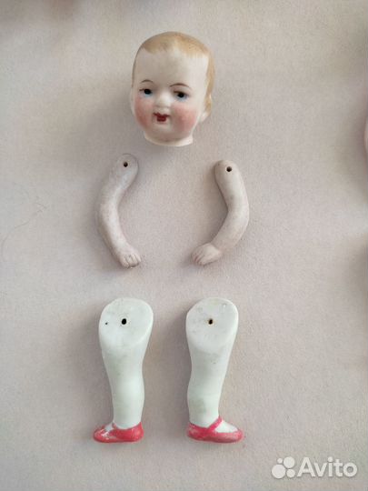 Антикварный набор куклы