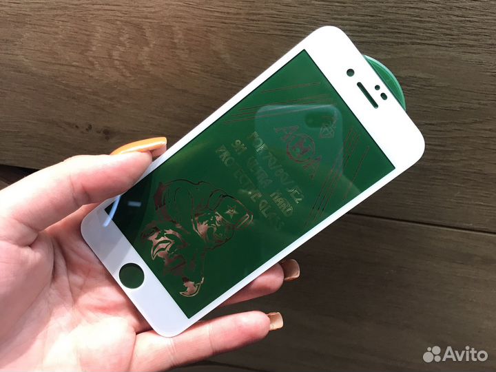 Защитное стекло iPhone 7/8 (Белое)