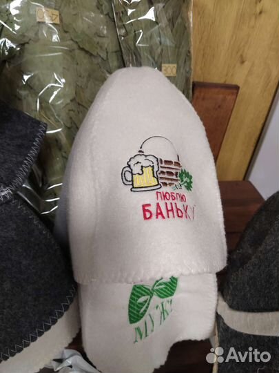 Шапка для бани и сауны