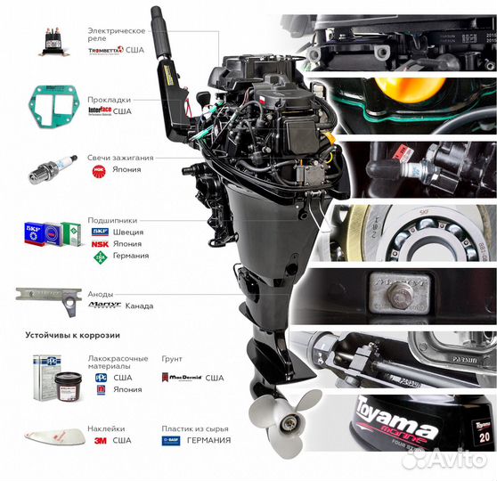 Лодочный мотор Toyama