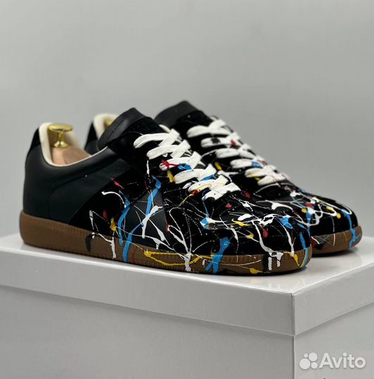 Кроссовки maison margiela replica black