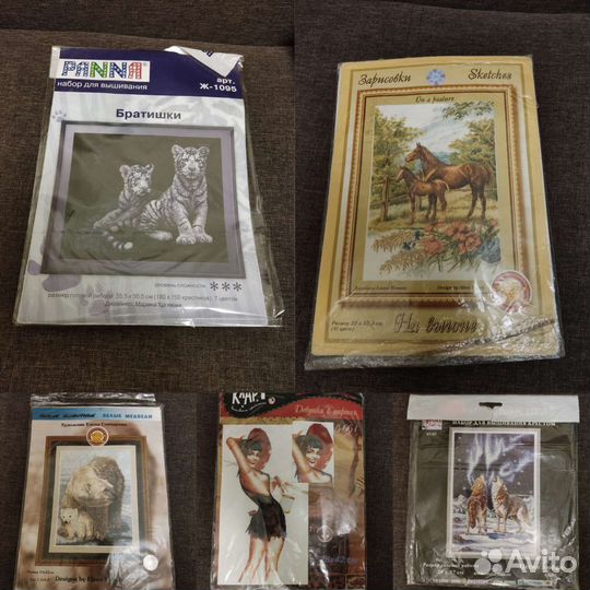 Вышивка крестом наборы остатки