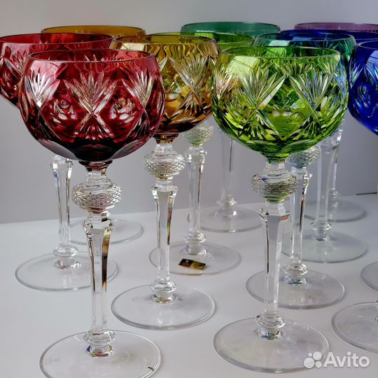Хрустальные бокалы набор Германия винтаж