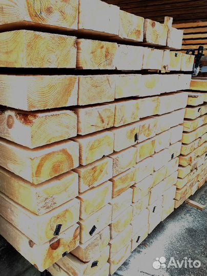 Брус из сосны для надёжного строительства