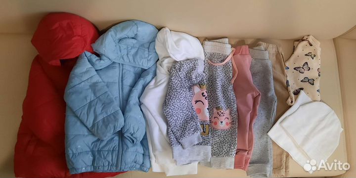 Вещи пакетом для девочки 86р