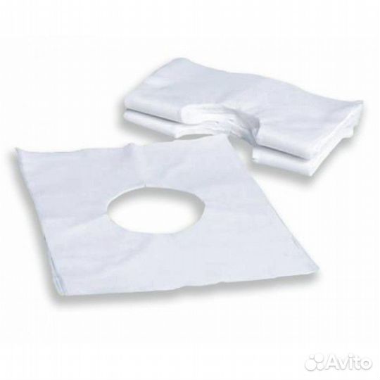 Салфетки для массажного кресла с отверстием. 40х40
