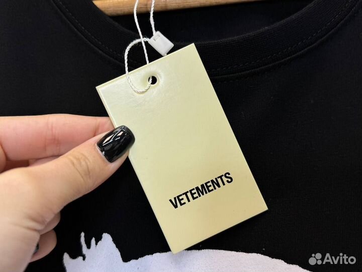 Футболка Vetements Оверсайз Оригинал-качества