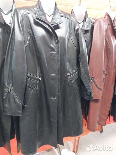 Кожаный плащ