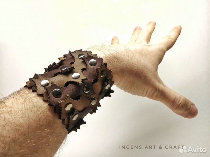 Браслет кожаный 