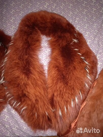 Меховой воротник лиса