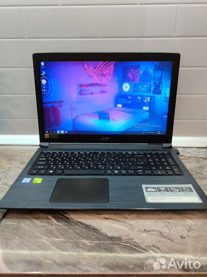 Игровой Acer core i3-7020U-4 ядра/MX130/fullhd