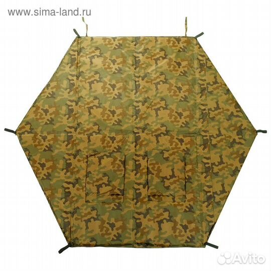 Пол для зимней палатки, шестиугольник, 180 х 180 с