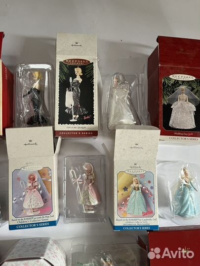 Ёлочные игрушки Barbie hallmark винтаж