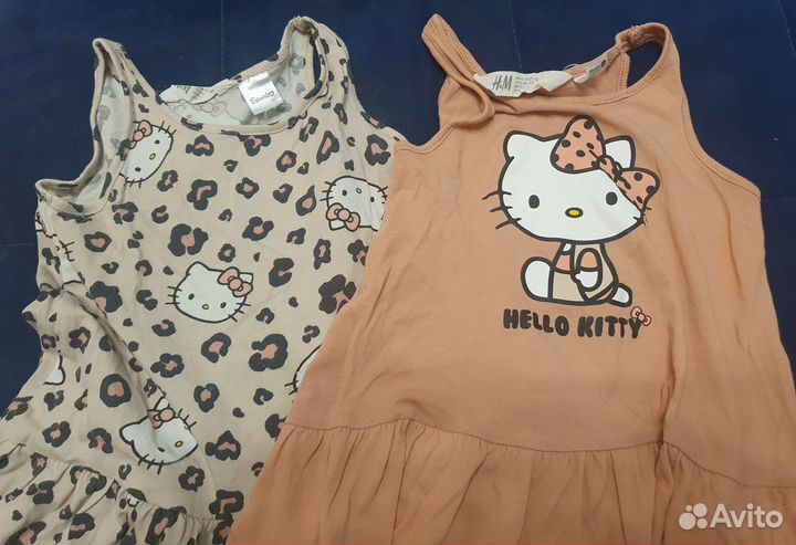 Пакет брэндовые платья на девочку 98