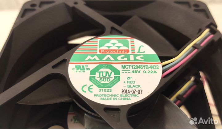 Кулер Вентилятор 120мм 48В