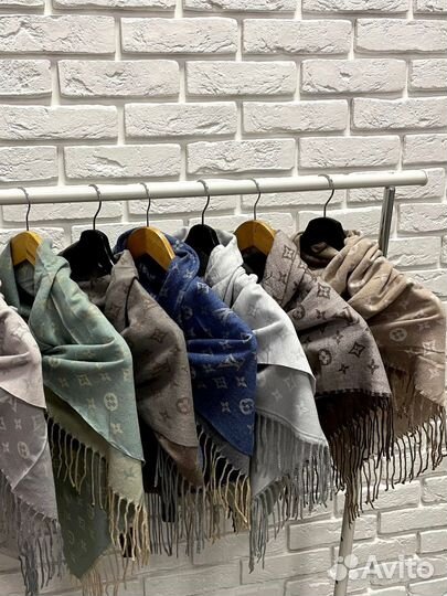 Платок палантин шарф Louis Vuitton кашемир