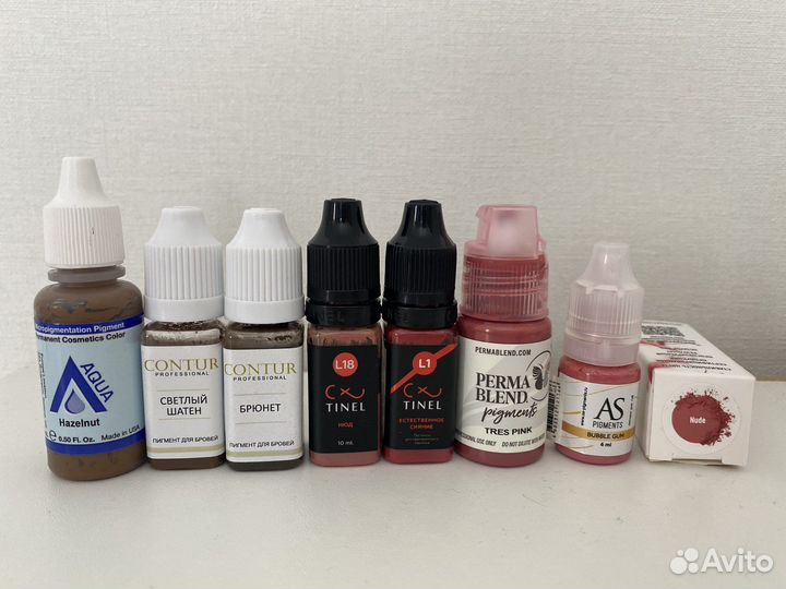 Пигменты для татуажа перманентного макияжа
