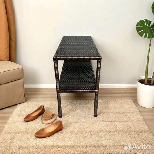 Обувница из ротанга