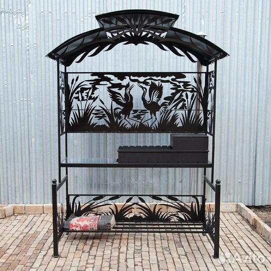 Мангальная зона, беседка