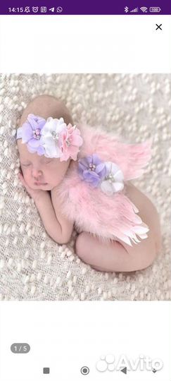 Крылья ангела для фотосессии новорождённых