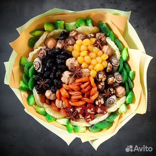 Букеты и корзины из сухофруктов. Съедобные букеты