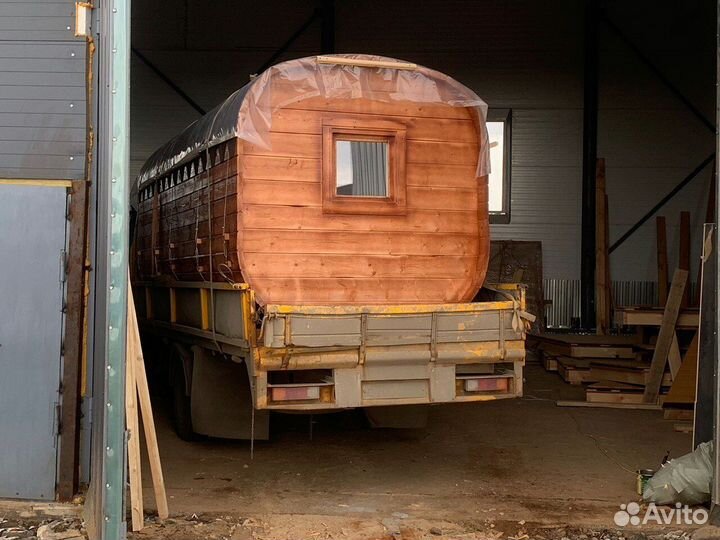 Баня-бочка от производителя