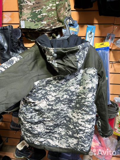 Зимний костюм горка на флисе с комбенизоном