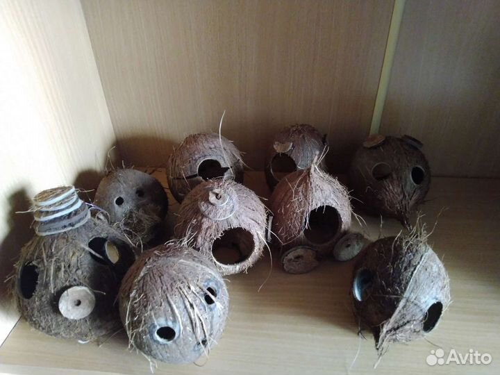 Домики кокосы для аквариума