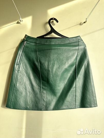 Юбка кожаная женская