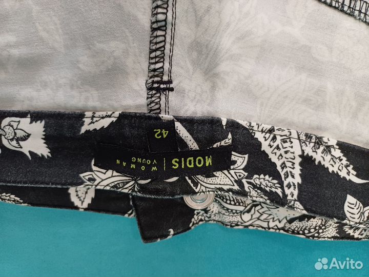 Мини шорты с принтом