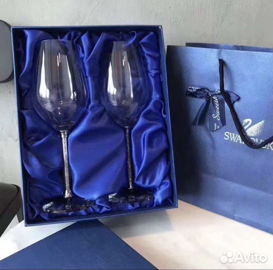 Хрустальные бокалы Swarovski Сваровски для вина