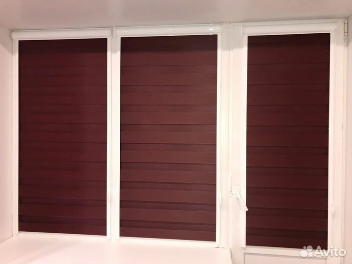 Жалюзи рулонные день ночь