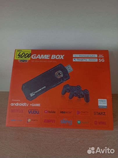 Игровая приставка Game Box 8k+Android TV