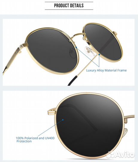 Очки солнцезащитные kdeam поляризованные