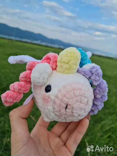 Вязаный единорожка