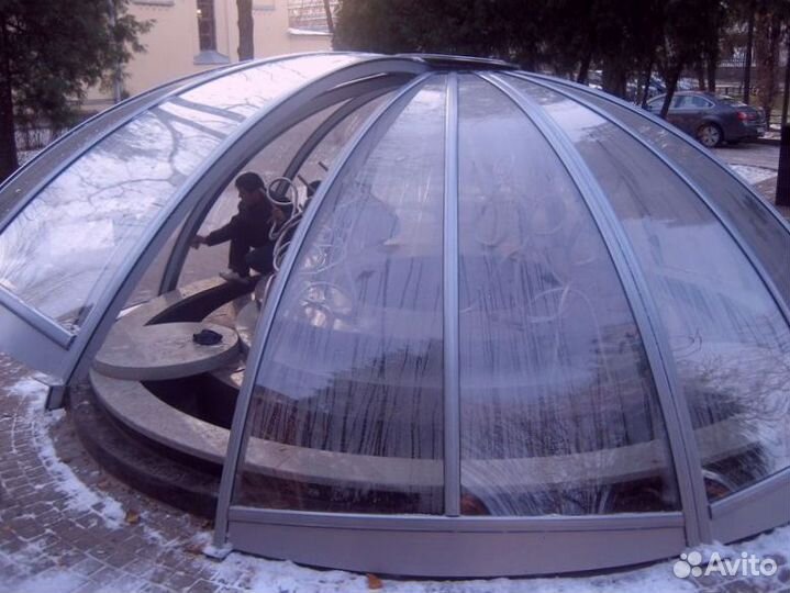 Зенитные фонари остекление