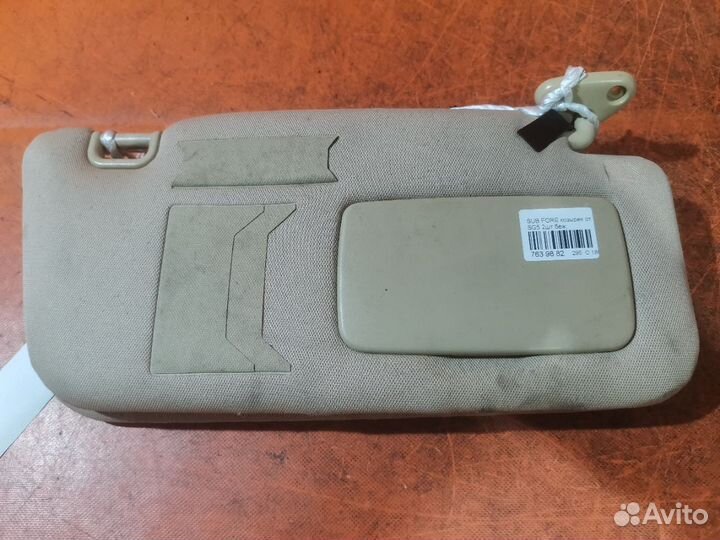 Козырек от солнца на Subaru Forester SG5