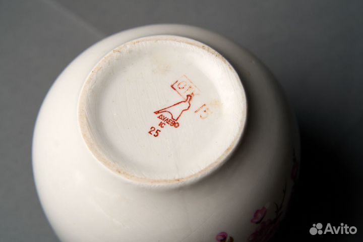 Сахарница дулево СССР фарфор