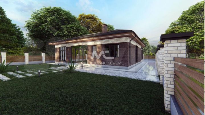 Коттедж 144 м² на участке 10 сот.