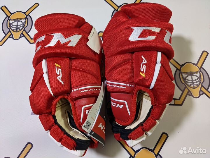 Краги ccm super tacks as1 хоккейные sr 13