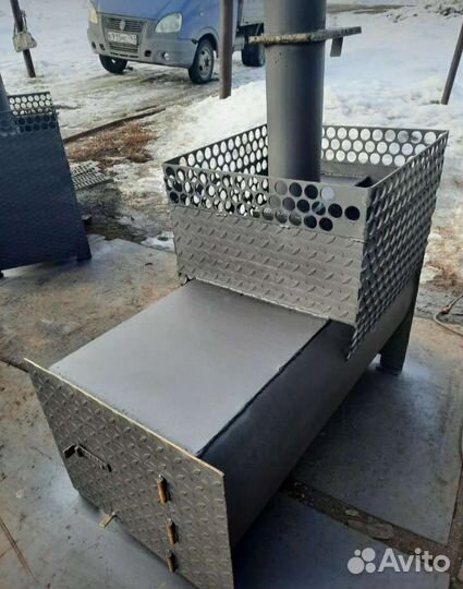 Печь для бани из 530 трубы