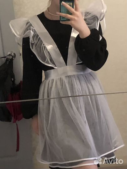 Школьный фартук и платье