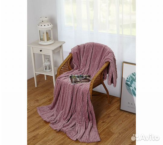 Плед GoodNight Велсофт Velvet 180х200, клюква