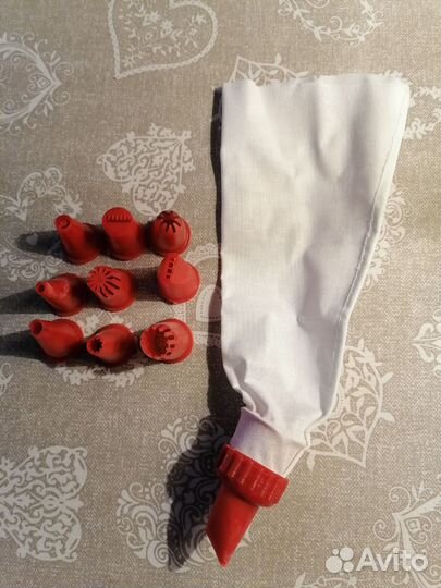 Кондитерский мешок с насадками