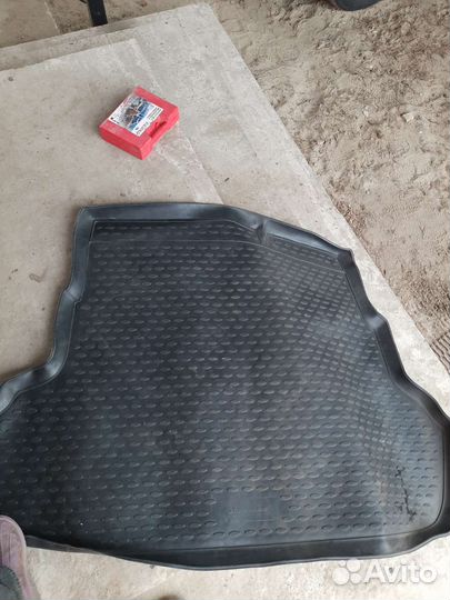 Ковер в багажник солярис рио 2010-2017годов