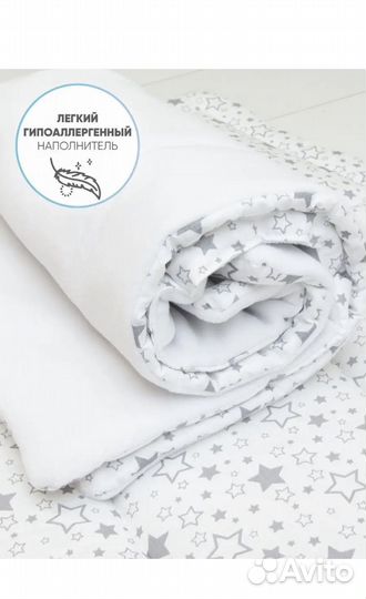 Комплект в коляску подушка матрас одеяло